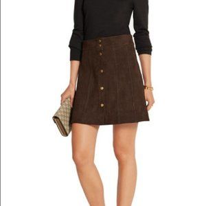 Frame Suede Mini Skirt NWT